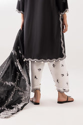 Stitched Lawn Embroidered Shalwar